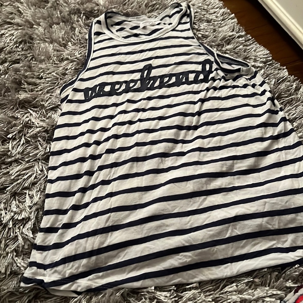 “weekend” tank top